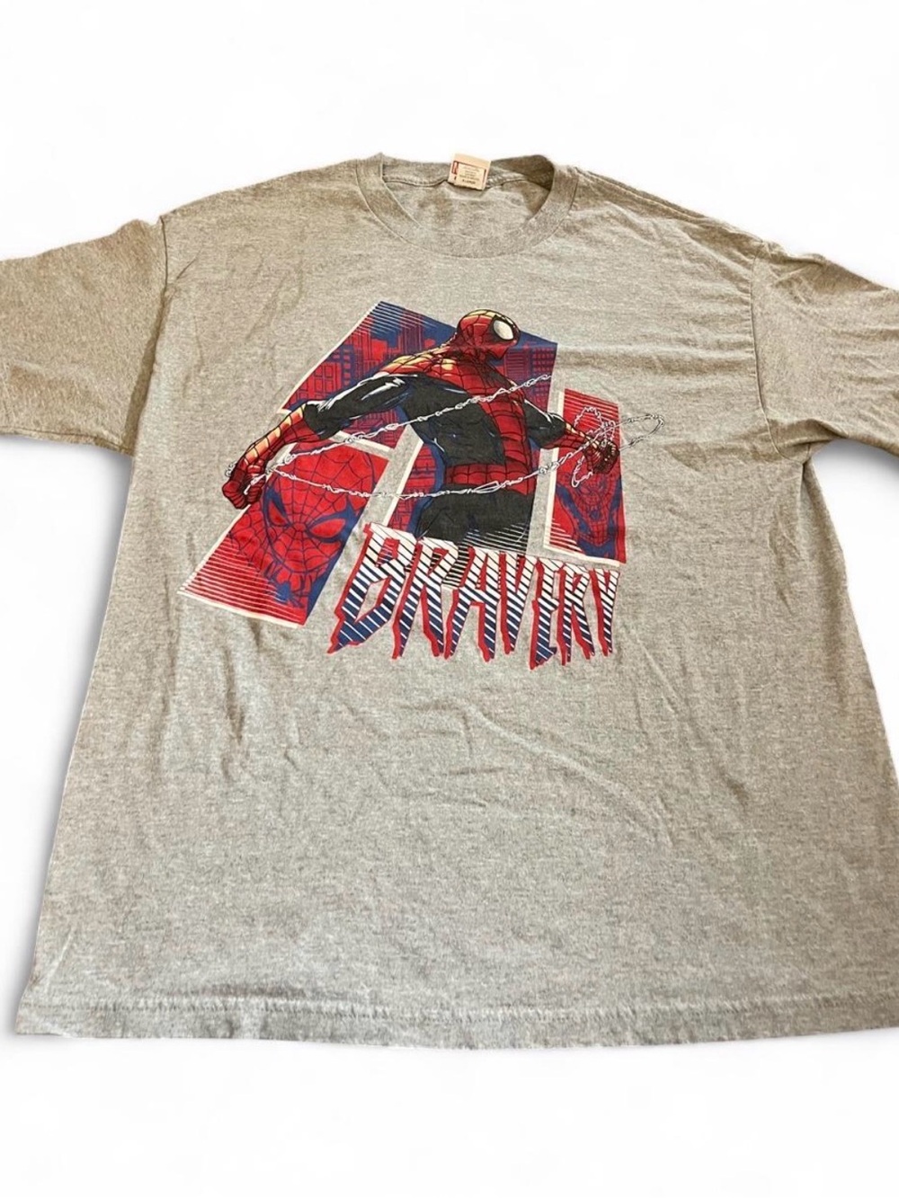 Vintage Marvel Official License Classic Spiderman Bravery Size L